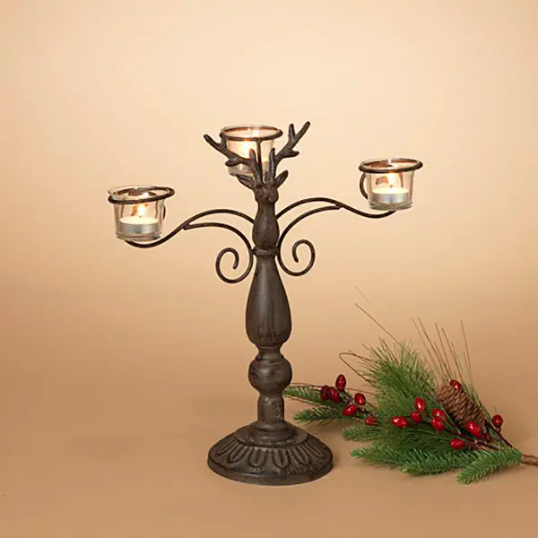 15-Inch-Tall Deer-Shaped Votive Holder 1