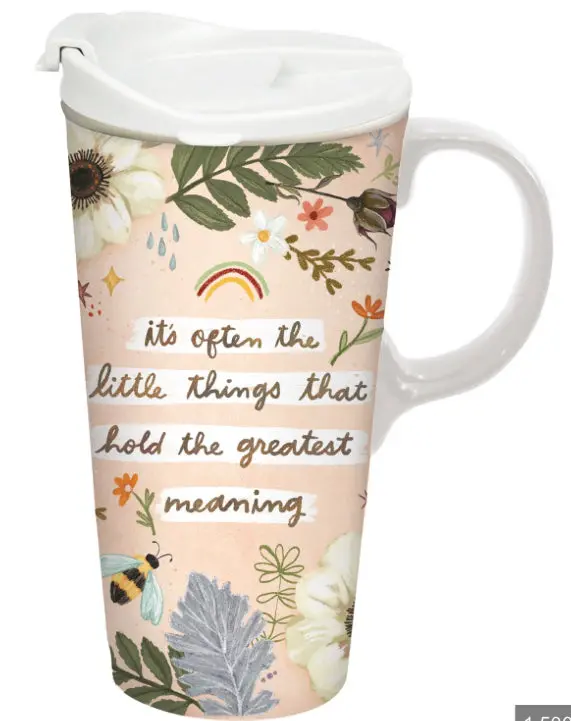 17 Oz Ceramic Travel Mug – Stylish & Functional Commuter Cup 1