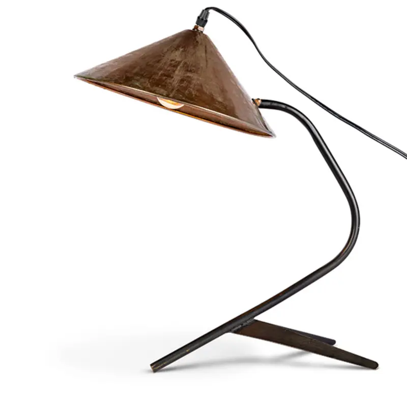 19-Inch Round Electric Table Lamp With Modern Base 1