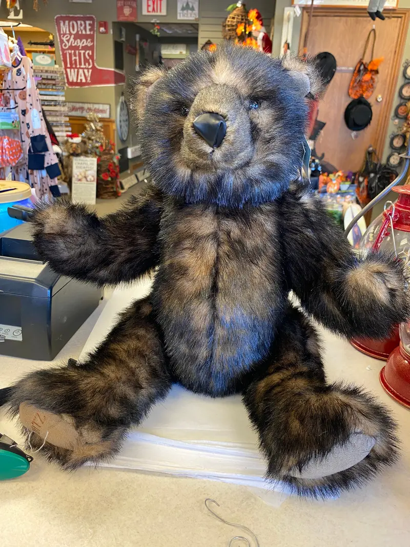 24-Inch Sitting Grizzly Teddy Bear – Jointed By Ditz Designs 1