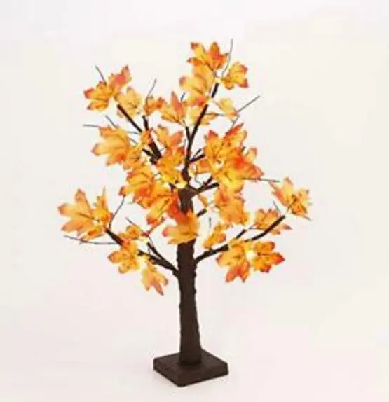 24-Inch Tall Battery-Powered Maple Leaf Tree – Requires 3 Aa Batteries (Not Included) 1