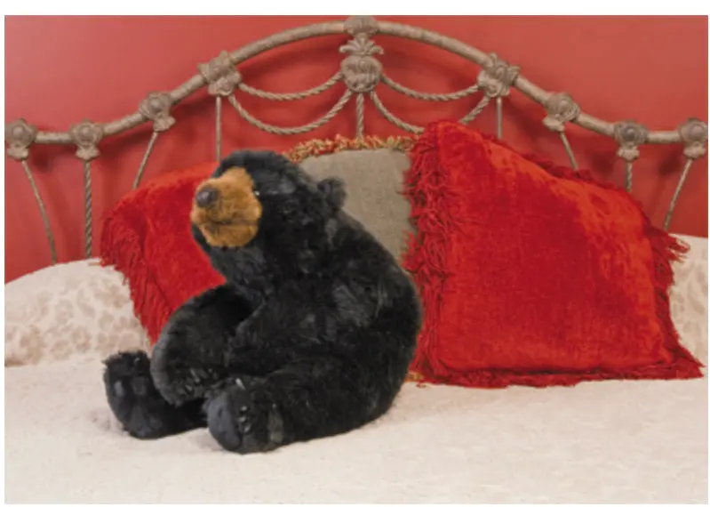 26-Inch Black Bear Hugs Plush – Ditz Designs 1