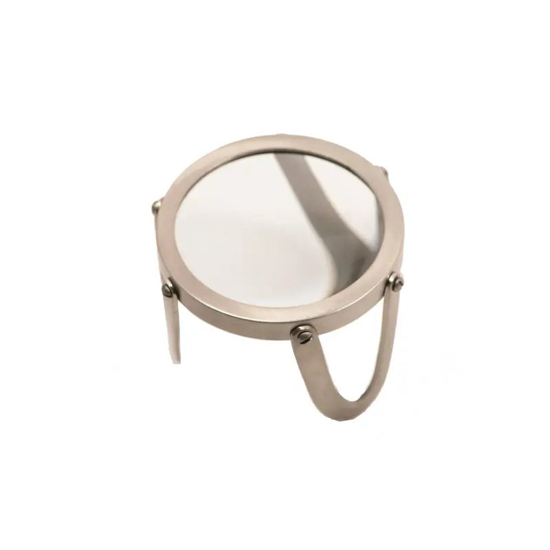 3-Inch Pewter Desk Magnifier With Stand 1