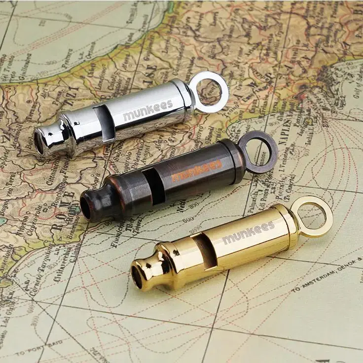 Acecamp Traditional Brass Police Whistle – Loud, Durable, And Authentic 1
