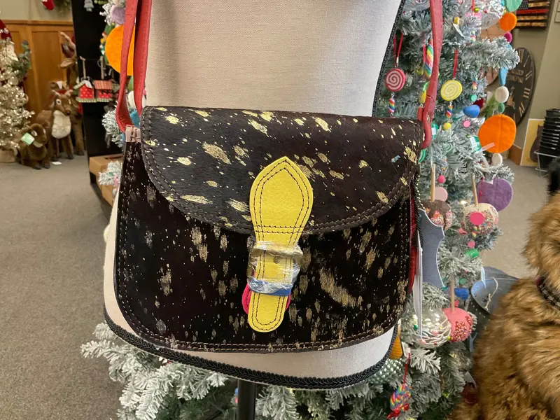 Ally Fully Printed Recycled Leather Handbag By Soruka 1