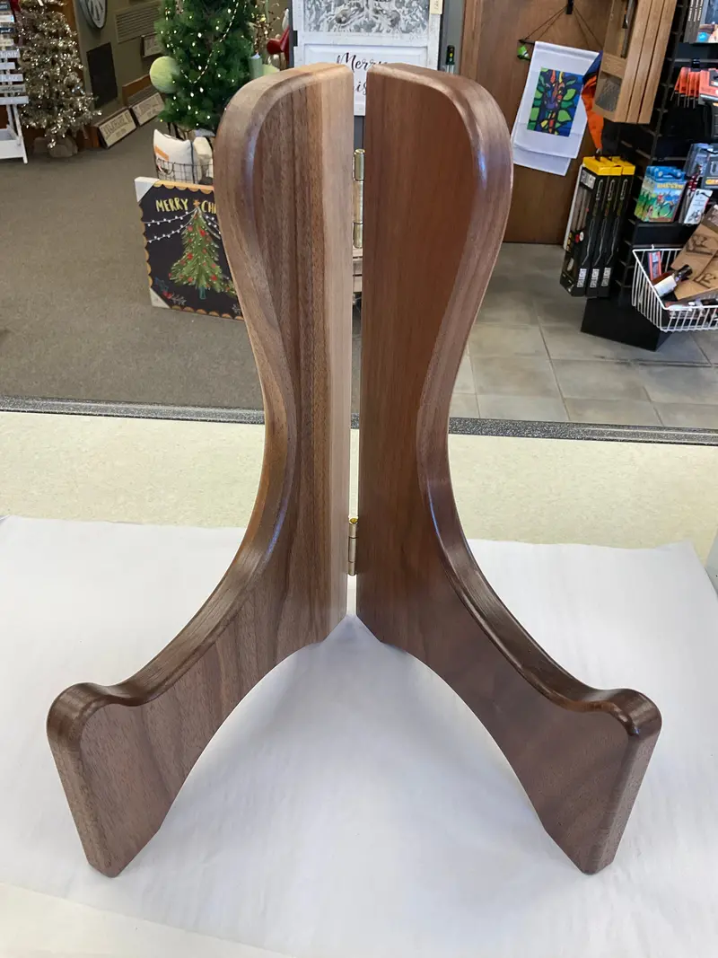 Amish-Made Wooden Cutting Board Stand – Functional Kitchen Organizer 1