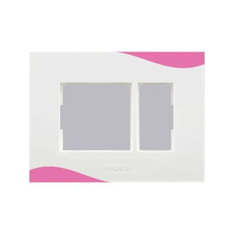 Anchor Penta Modular Decorative Faceplates – French Fuchsia Color Accent Set 1