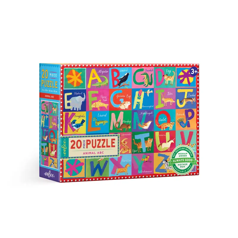 Animal Abc Learning Puzzle – 20-Piece Alphabet Adventure 1