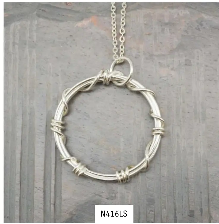 Anju Silver-Plated Necklace – 30" Adjustable Chain 2