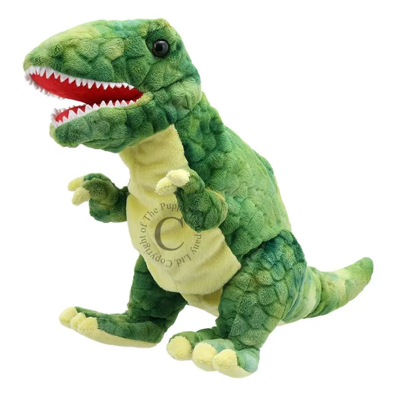 Baby T-Rex Green Dinosaur Hand Puppet By The Puppet Company (Us) 1