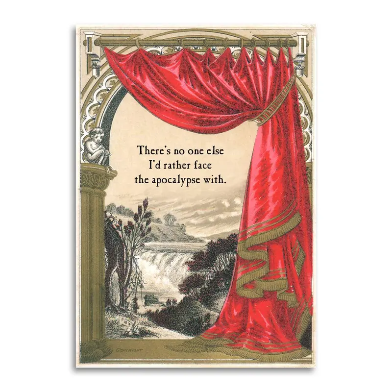 Bad Betty Apocalypse Survival Card – Humorous Couple Greeting 1