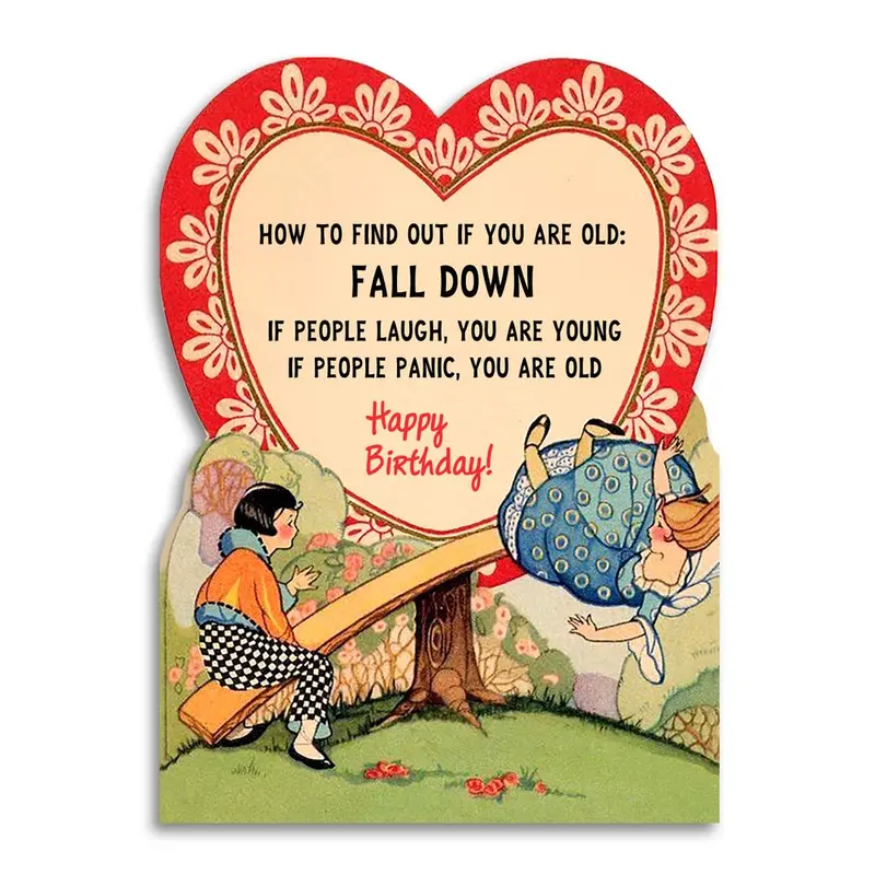 Bad Betty 'How To Find Out If You'Re Old' Birthday Card 1