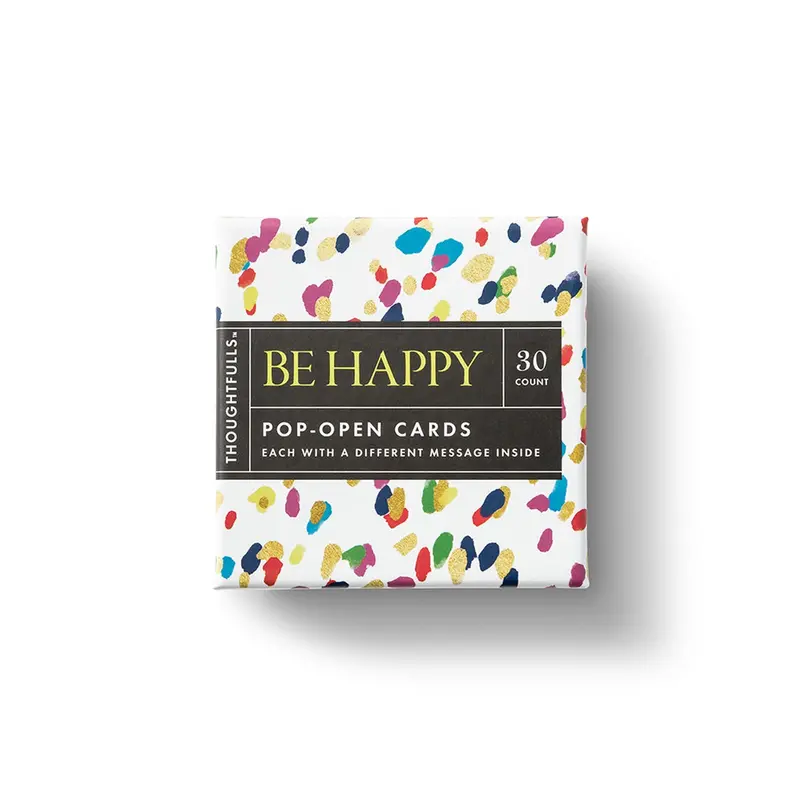 'Be Happy' Encouragement Card – Cheerful Thoughtful Design 1