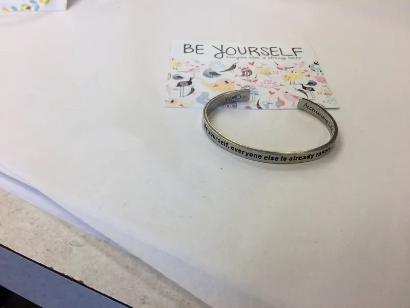 Be Yourself Quotable Cuff – Authenticity-Centered Jewelry 1