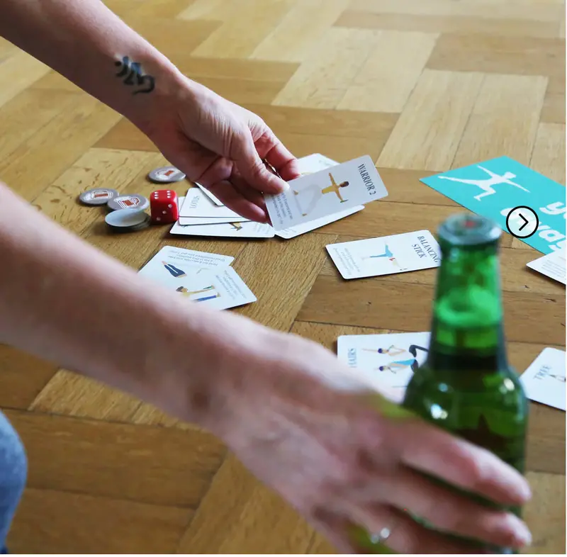 Beer Yoga: Hilarious Adult Party Game Combining Craft Beer And Balance Challenges 1