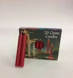 Biedermann & Sons Red Chime Candles – Box Of 20 Ritual, Spellwork, Or Celebration Candles 1