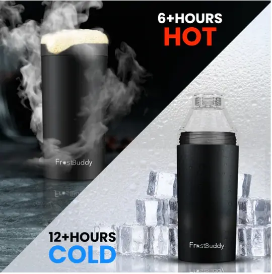 Big Buddy 20Oz Bottle Chiller – Also Functions As Cocktail Shaker & Can Cooler 1