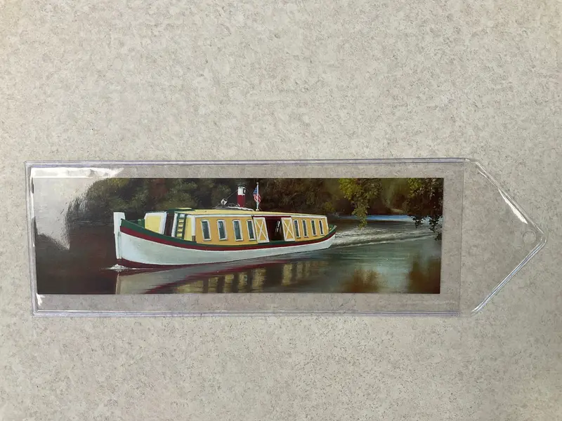 Bill Finewood Illustrated Bookmark – Riverboat-Themed Literary Accessory 1