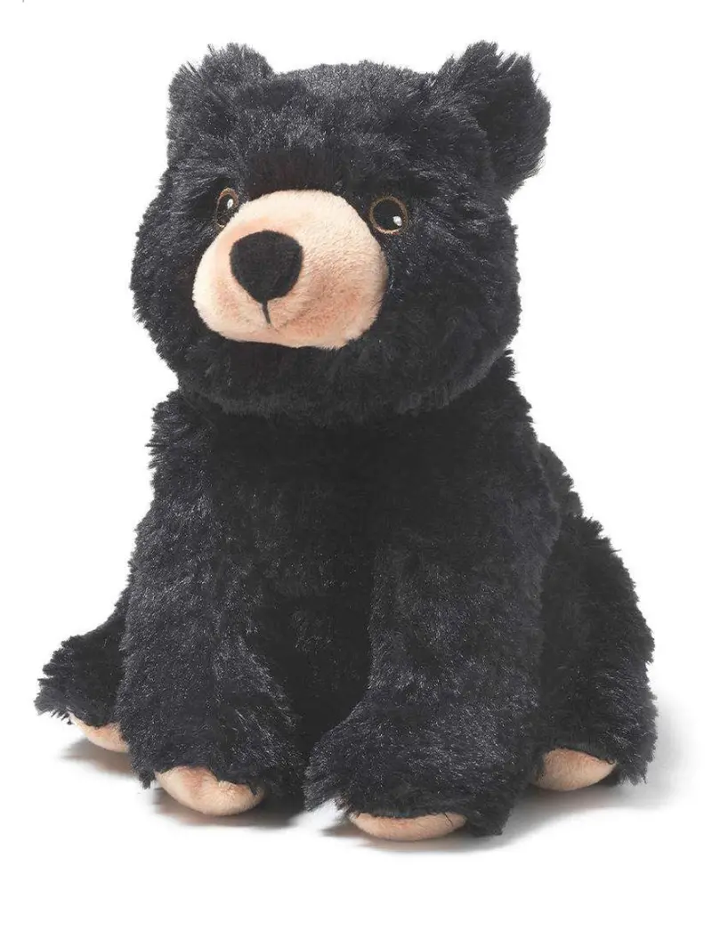 Black Bear Warmies – Microwaveable Plush Heat Therapy Toy 1