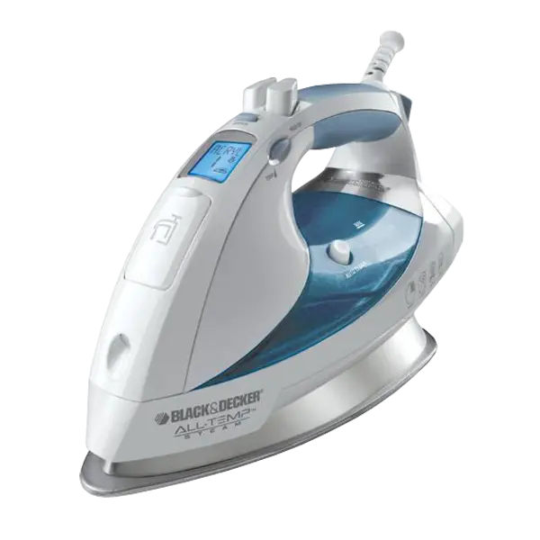 Black+Decker D6000 All-Temp Steam Iron With Precision Control 1
