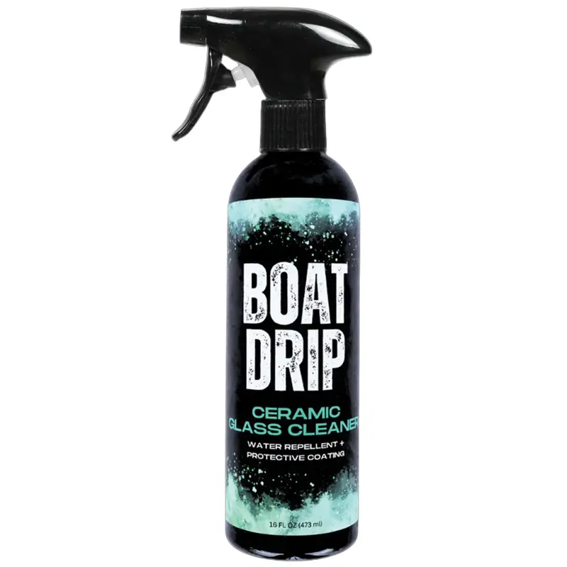 Boat Drip Ceramic-Coated Glass Cleaner – Streak-Free Formula For Windows And Windshields 1