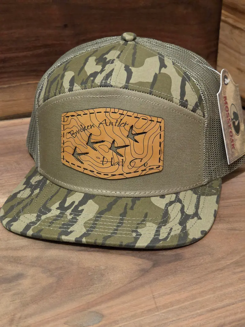 Broken Antler Hat Co. Turkey Tracks Topographic Cutout Cap 1