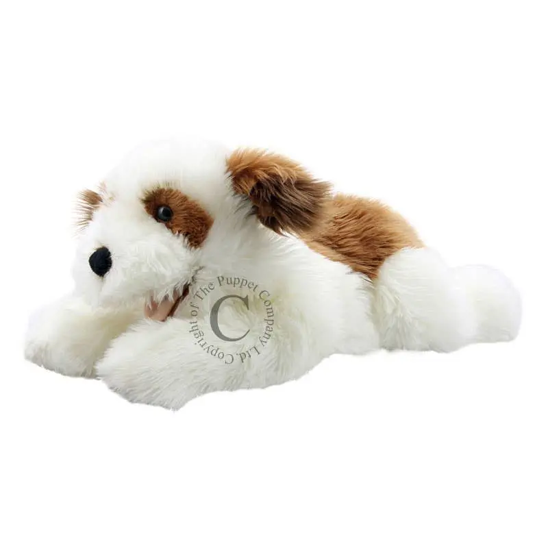 Brown & White Puppy Playful Puppies Hand Puppet By The Puppet Company (Us) 1