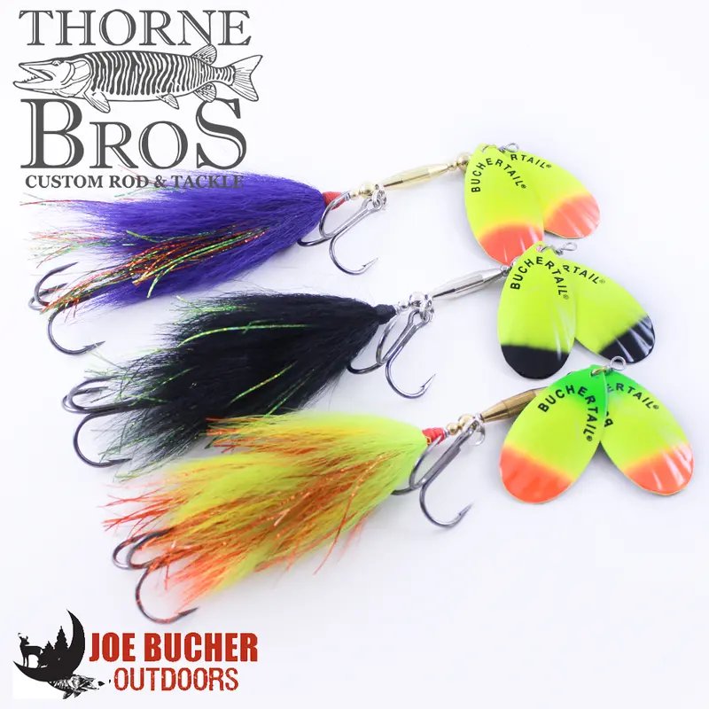 Bucher Tinsel Buck #8 – Large-Scale Flashing Bucktail 1
