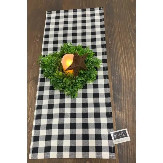 Buffalo Check Table Runner – 14 In X 36 In Farmhouse Accent 1