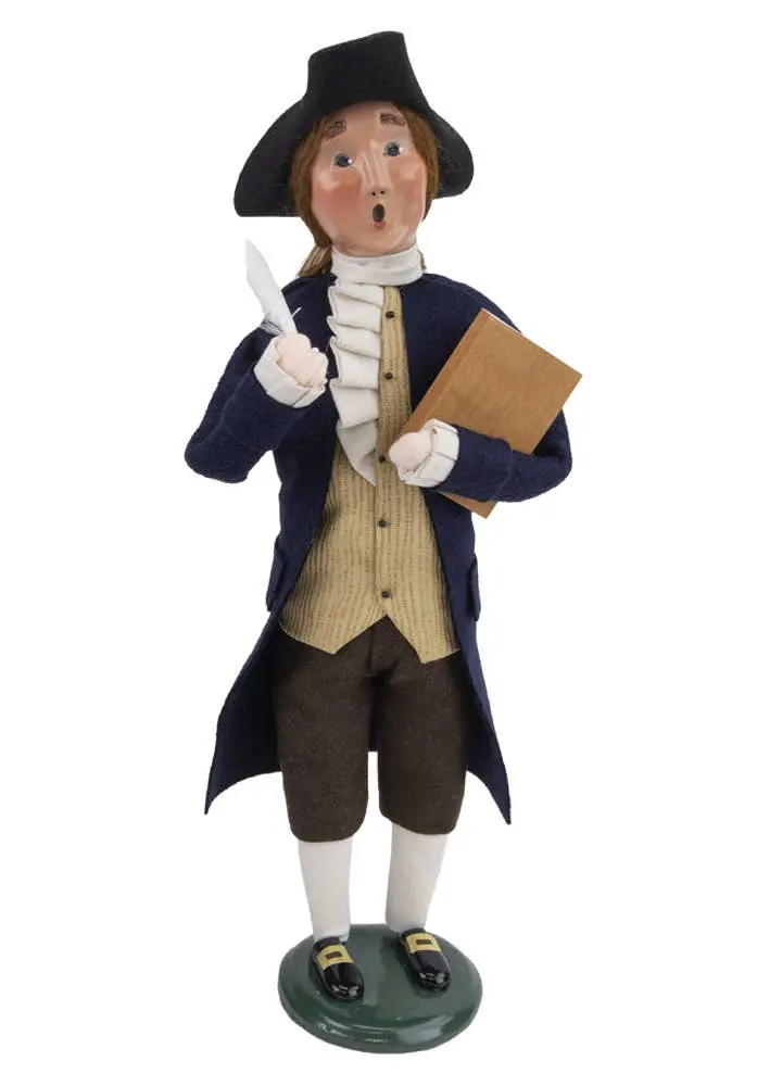 Byers' Choice Thomas Jefferson Collectible – Patriotic Holiday Figure (Model 570) 1