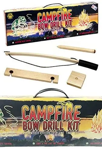 Campfire Bow Drill Survival Skills Kit – Channel Craft 1