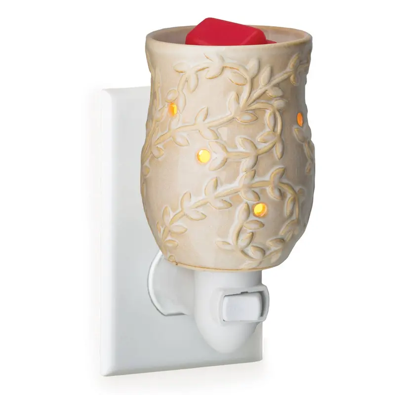 Candle Warmers Etc. Chai-Scented Plug-In Fragrance Warmer – Classic Ceramic Style 1
