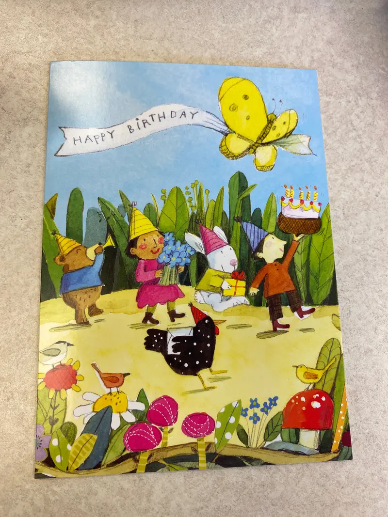 Celebratory Birthday Parade Greeting Card 1
