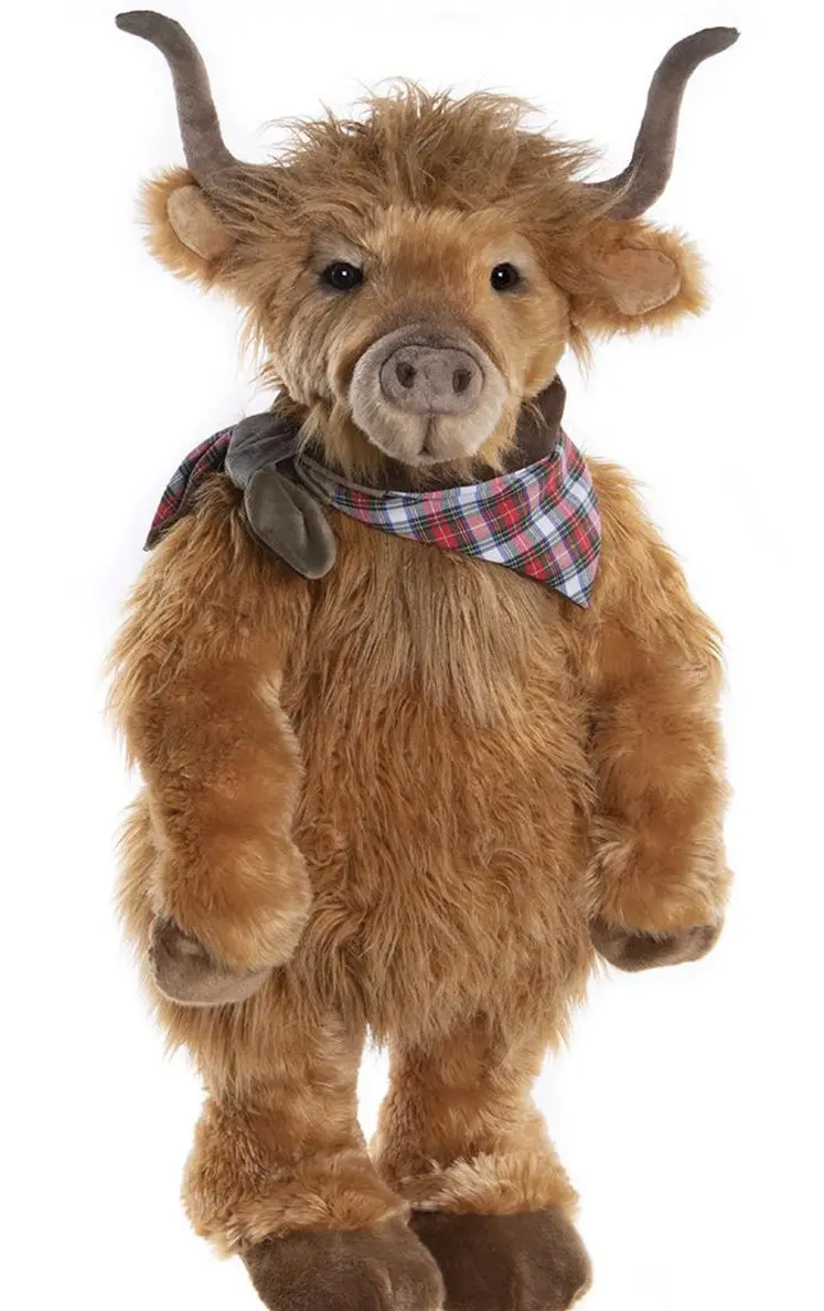 Charlie Bears Hoofprints – Highland Cow Plush, #585 Of 1000 Limited Edition 1