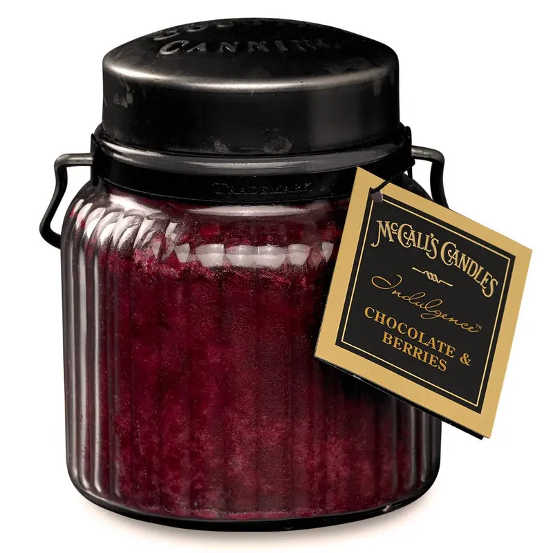 Chocolate & Berries Scented Candle – 18 Oz Jar By Mccall'S Candles 1