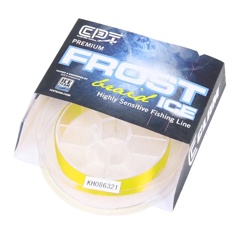Clam Cpt Frost Braid Ice Fishing Line 2