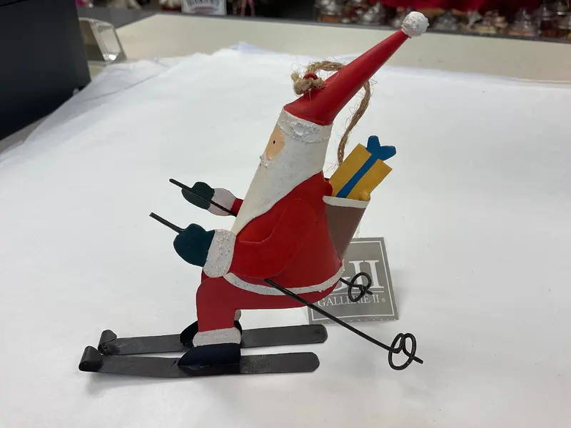 Clapsaddle Ski Santa Ornament – Gallerie Ii Winter Series 1