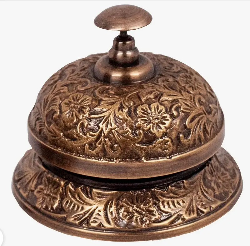 Classic Round Reception Bell Crafted By Authentic Models 1