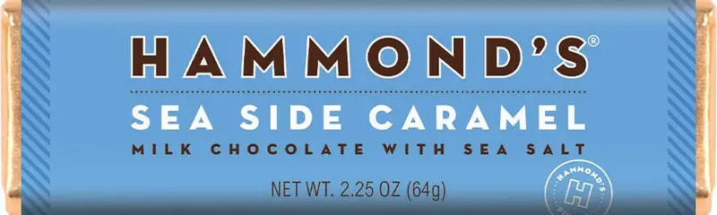 Coastal Sea Salt Caramel Milk Chocolate Bar – 2.25 Oz 1