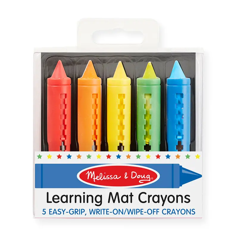 Crayon Learning Mat – Five-Color Dry-Erase Activity Mat For Toddlers By Melissa & Doug 1