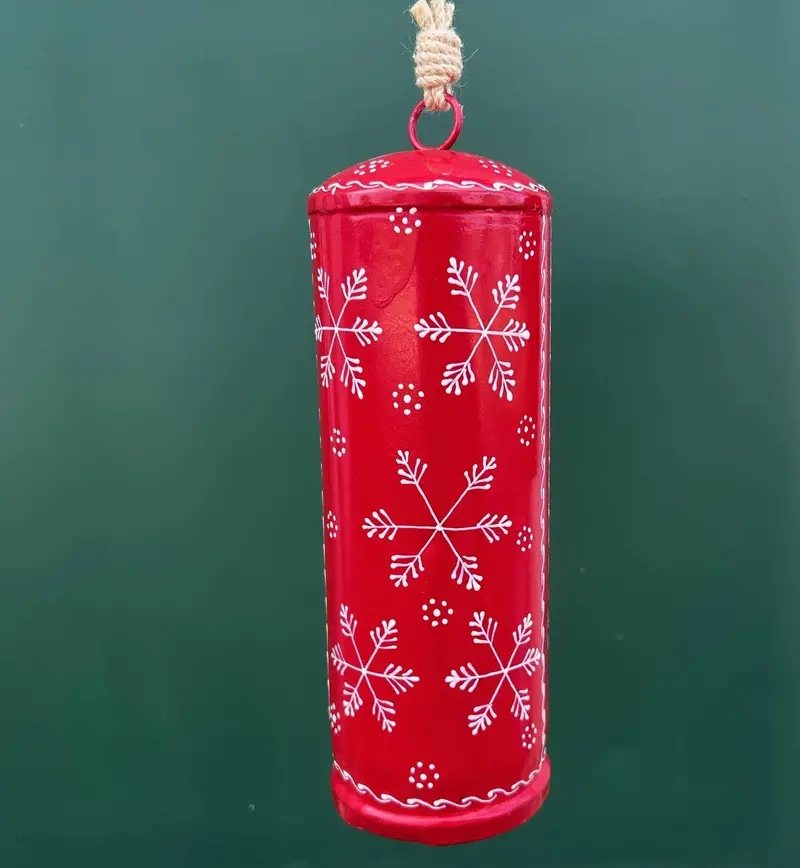 Culturas Extra-Large Christmas Snowflake Noah Bell – Seasonal Ornament (Sale) 1