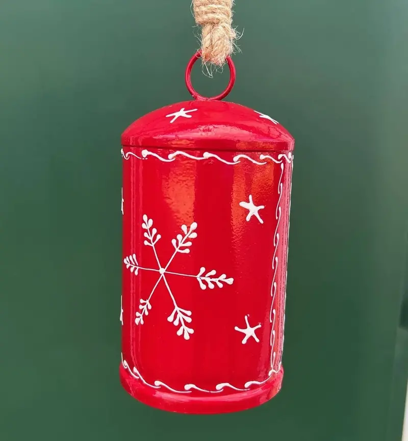 Culturas Large Christmas Snowflake Noah Bell – Elegant Holiday Ornament (Sale) 1