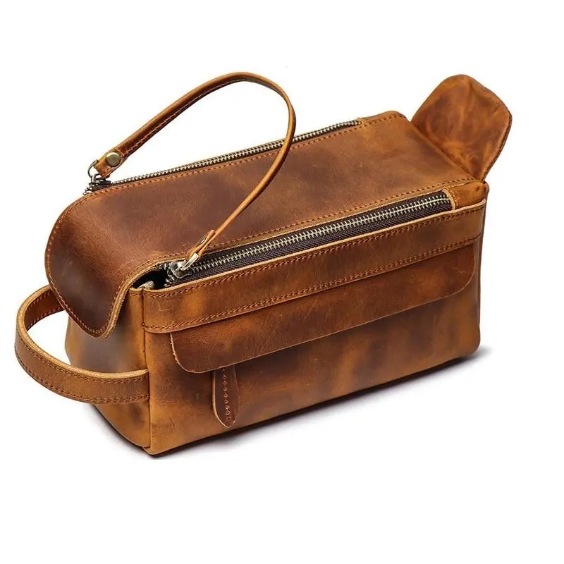 Dado Leather Dopp Kit – Artisan-Crafted Toiletry Bag 1