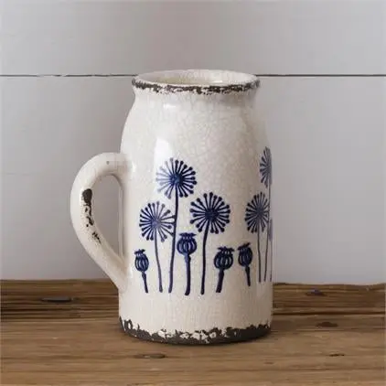 Dandelion Ceramic Mug – Hand-Thrown Pottery With Handle 1