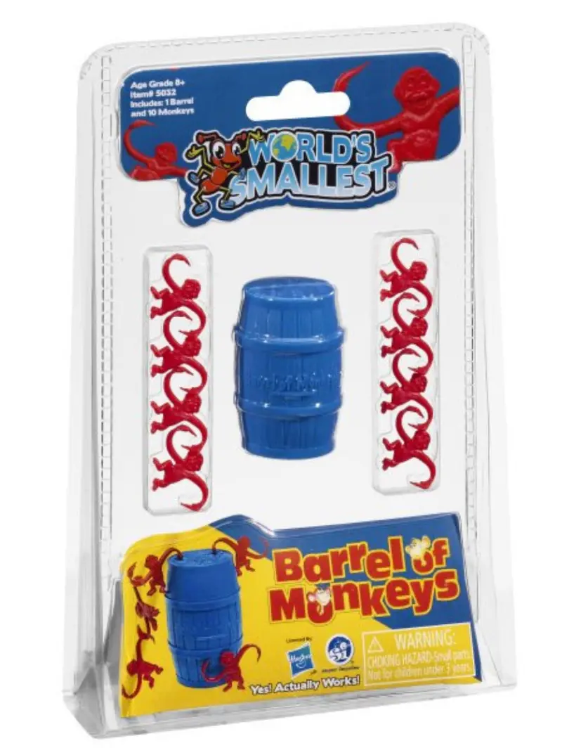 Diminutive Barrel Of Monkeys Classic Game 1