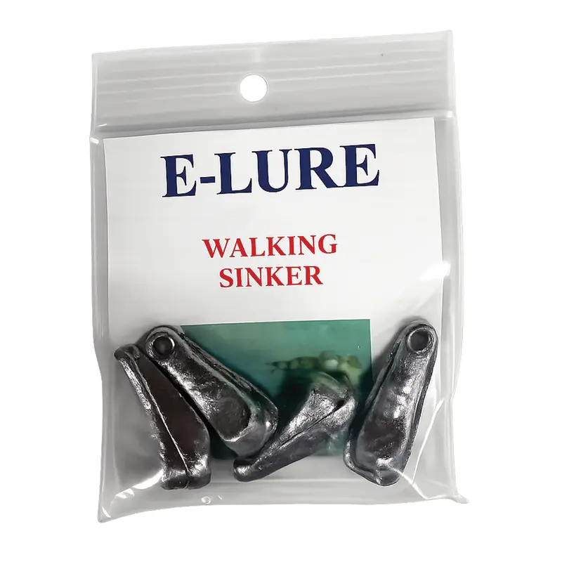 E-Lure Walking Sinkers – Side-Stepping Weight Design For Natural Bait Movement 1