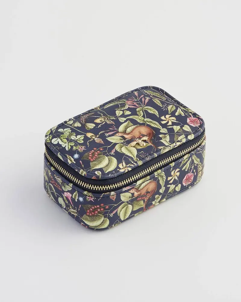 Fable England Wolf Garden Jewelry Box – Compact Floral Design 1