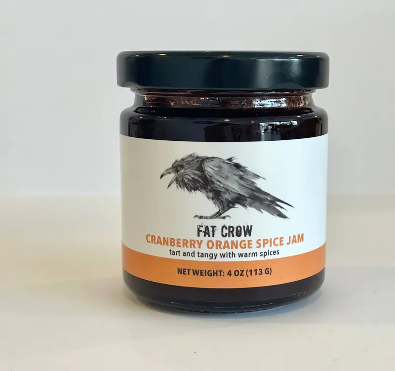 Fat Crow Gourmet Mini Jam Set – Cranberry Orange Spice 1