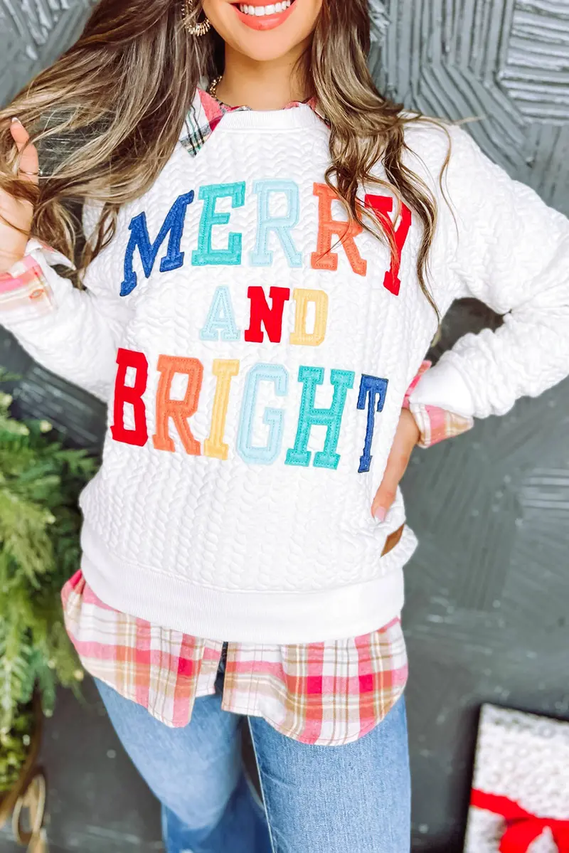 Festive Merry & Bright Sweater 1