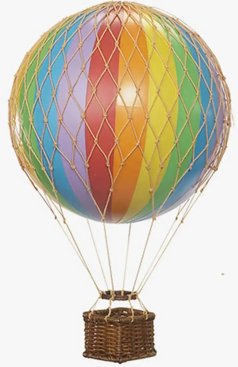 Floating The Skies Collection: 5.3-Inch Hot Air Balloon Ornament 2
